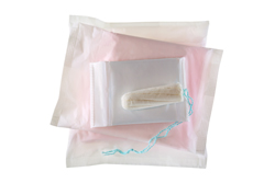 An image of bagged tampons